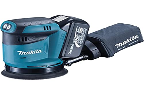 Makita Dbo180Rfe - Lijadora Rotorbital 18V 125Mm 3,0 Ah