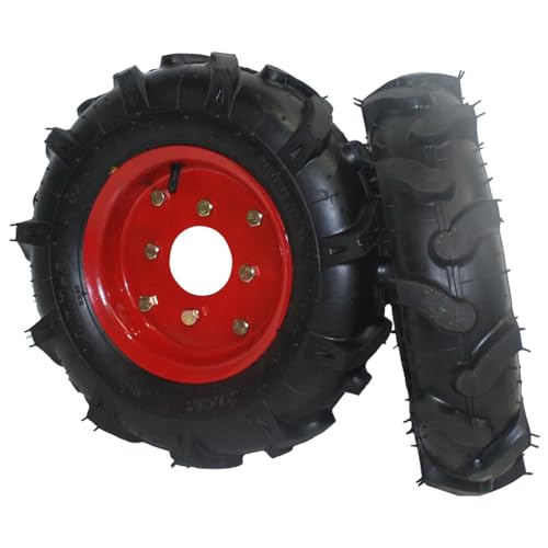 Bricoferr Ptmt034 - Ruote Pneumatiche Per Gioco Agricolo (400 X 8", Implementa Motoazada)