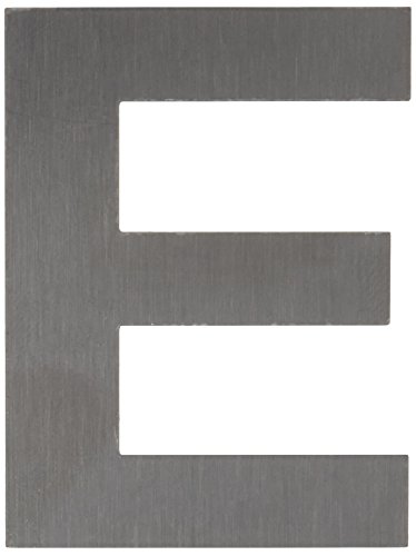 Btv 71464 - Placa 'E' Inox. Alto 8,5 Cm