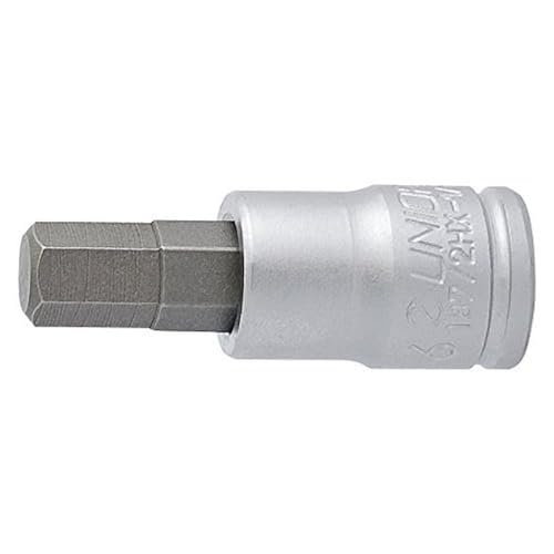 Unior 607899 - Llave De Vaso 1/4" Con Punta De Destornillador Hexagonal 4 Mm Serie 187/2Hx
