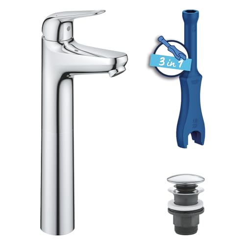 Grohe Swift Miscelatore Monocomando Per Lavabo, Taglia Xl, Cromo, 24331001