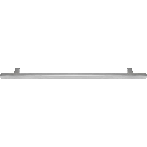Obf Grimme 8572210096 - Maniglia Per Mobili (Barile) Anubis, Larghezza 176 Mm, In Acciaio Inox Spazzolato, Colore: Argento, Distanza Tra I Fori 96 Mm