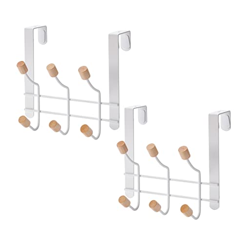 Nd Suuwwn Door Hook For Hanging Coat Hooks Door Coat Hooks Door Wardrobe Hooks Kitchen Bathroom Hallway Bedroom Coat Hooks Door Wardrobe With 6 Hooks