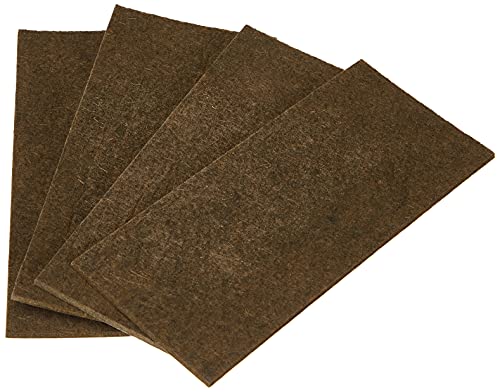 Adsamm Fp-35-Sa-Br-80180-4 4 Piastre In Feltro Autoadesive, Marrone, 80 X 180 Mm