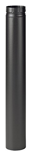 Alasmalto Aeternum Q40100450100 Canale Da Fumo Porcellanato, Nero Opaco