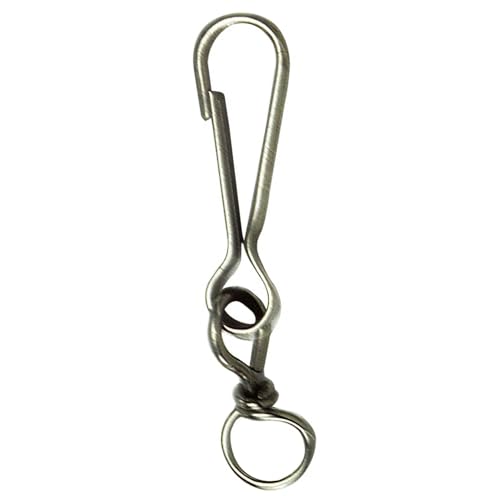 Wolfpack 1050644 - Moschettone Placcato Anello Rotante 120 Millimetri