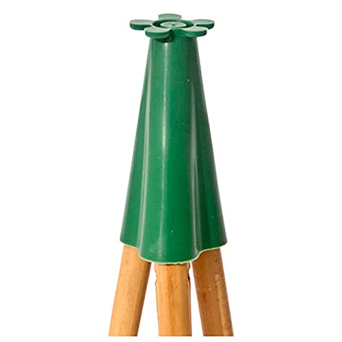 Bulk Hardware Bh05559 Wigwam Garden Cane Grip Top Supporto Per 3 Canne Di Bambù, Set Da 20 Pezzi
