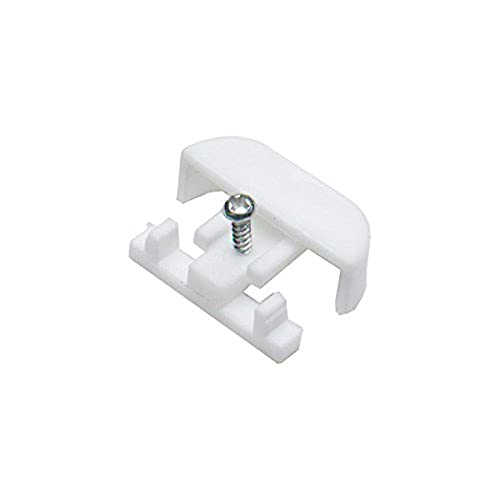 Bulk Hardware Bh03637 Elementi Finecorsa Per Binario Porta-Tende Harrison Drape/Crest, Bianco, Set Di 30