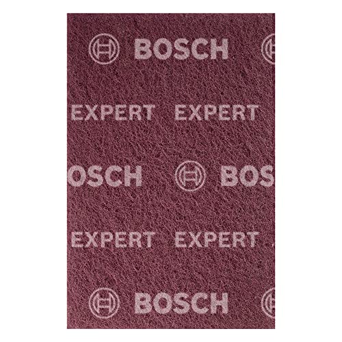 Bosch Professional 2X Fogli Abrasivi In Tessuto Non Tessuto Expert N880 (Per Lamiere Di Acciaio, 115 X 140 Mm, Grana Molto Fine A, Accessorio Levigatu