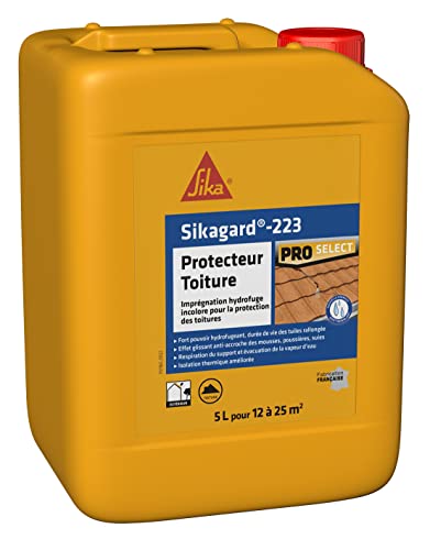 Sika 490560 – 5L Sikagard Bidone Di Protezione Di Tetto 5 L Incolore