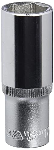 Yt Yato-3831-17 Mm, Chiave A Tubo 3/8'6 Pt Cv Profonda