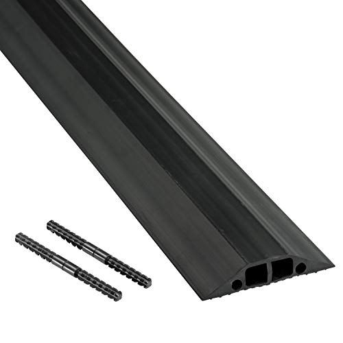 D-Line Protezione Cavo Collegabile Per Impieghi Medi, Nero, 9M (L) X 83Mm (W) X 15Mm (H)
