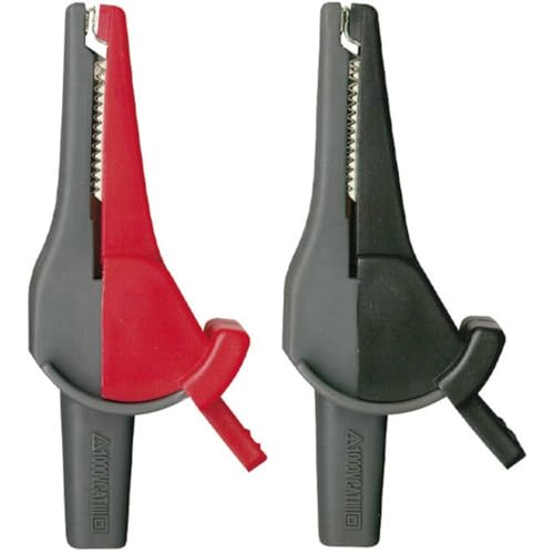 Beha-Amprobe Amprobe 2146712 370012 - Set Di Morsetti Di Sicurezza Presa Presa 4 Mm Iii 1000 V, Cat Iv 600 V, Colore: Rosso