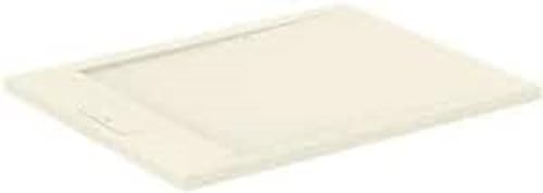 Ideal Standard - Ultra Flat S I.Life, Piatto Doccia Rettangolare 90X70 In Resina, Piletta Di Scarico Lato Corto, Finitura Opaca Effetto Pietra, Sabbia