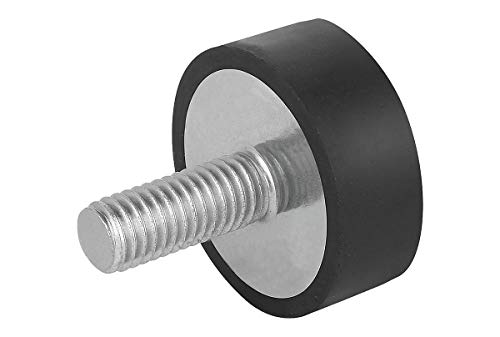 Kipp - Bedienteile | Normelemente K0571.07004555.20 K0571 Tampone Gomma Nero, 70 Mm