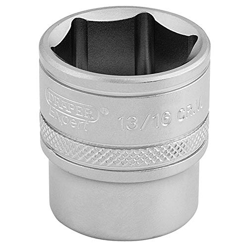 Draper 16575 - Bussola Imperiale A 6 Punti, Attacco Quadrato, Lunghezza 3/8"