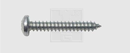 Vite Per Lamiera 4.8 Mm 16 Mm A Croce Philips Din 7981 Acciaio Zincato 100 Pz. Swg