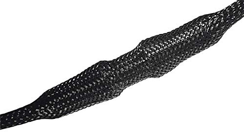 Hellermanntyton 170-11000 Hegp10-Pet-Bk - Tubo Intrecciato In Poliestere, 7 Fino A 15 Mm, 100 M, Colore: Nero