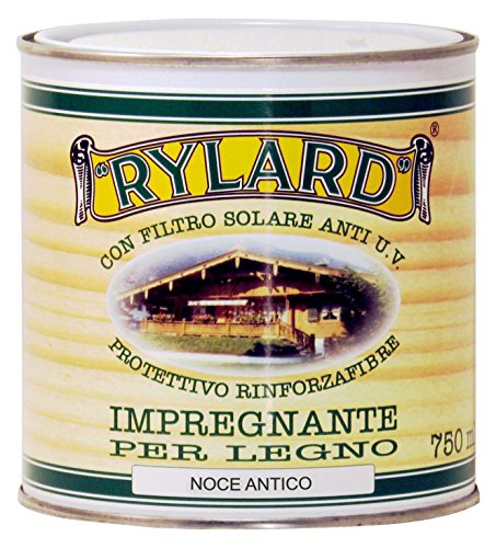 Rylard Imna7 Impregnante Per Legno, Noce Antico, 750 Ml