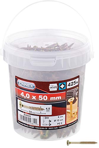 Max-Power B30043 Secchiello Viti Universale 4.0 X 50 Pezzi