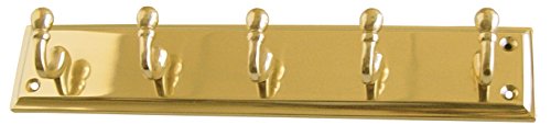 Imex El Zorro B-76153 B-76153-Gancio A Cinque Ganci In Ottone Lucido, 250 X 48 Mm
