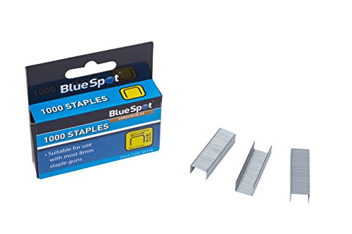 Blue Spot Tools 35114 Punti Metallici Crown Flat Style, Argento