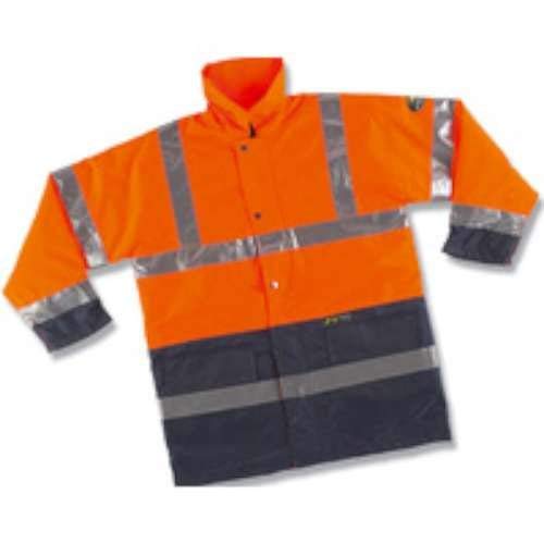 Marchio 288-Pfnmix-L-Parka Fluo Mista: Arancione/Blu L