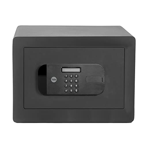 Yale Cassaforte Ignifuga/Antincendio A Serratura Elettronica Yfm/352/Fg2 Antracite, Dim Esterna 35 X 41 X 36 Cm