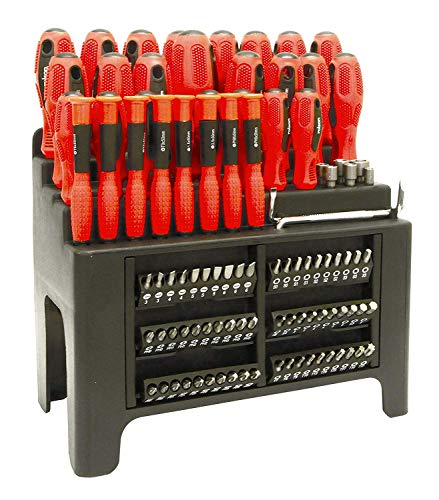 Rolson 28895 - Set Di Cacciaviti, In Nylon/A, 100 Pezzi