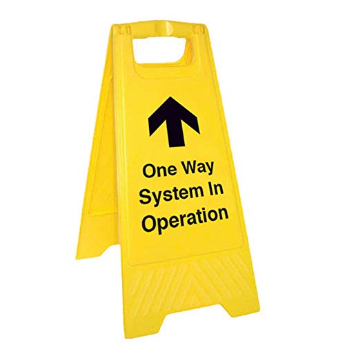 V Safety Af025Au-Af Vsafety One Way System In Operation - Segnale A Pavimento Bifacciale