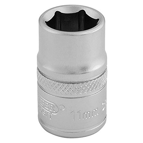 Draper D-Mm/Ms Square Drive 6 Point Metric Socket, Blu, 11 Mm, 3/20,3 Cm