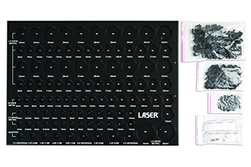 Laser 6963 Socket Organizer Per Cassetti, Assortiti