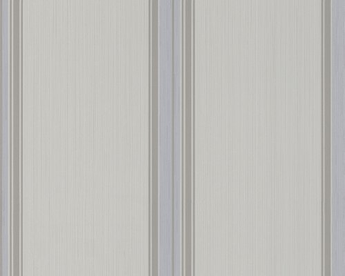 A.S. Création 858955 - Carta Da Parati A Strisce, Collezione Jade, Colore: Grigio/Metallo