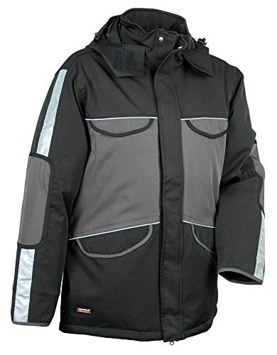 Cofra V098-0-00.Z44 St Moritz Imbottita Giacca, 44 Taglia, Nero/Antracite