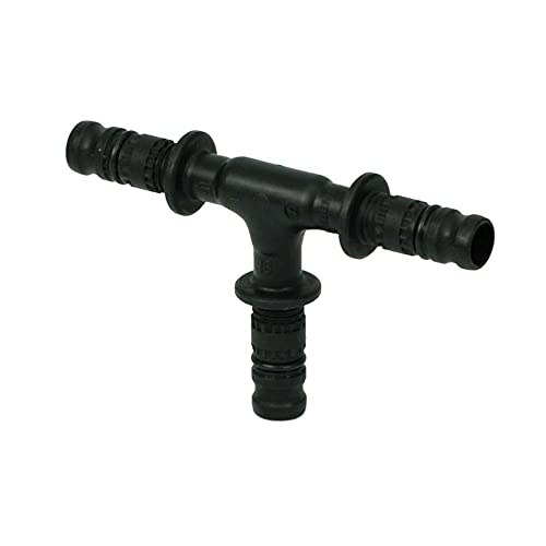 Geberit 622.314.00.5 Mepla Raccordo A Tee A Pressare Ridotto 20-16-16, Grigio