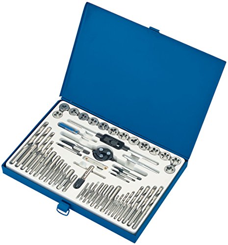 Draper 79204 - Set Maschio E Filiera, 52 Pezzi