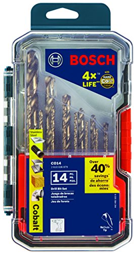 Bosch Bl29 Nero Ossido Di Metallo Drill Bit Set, Co14 0 Wattsw, 0 Voltsv