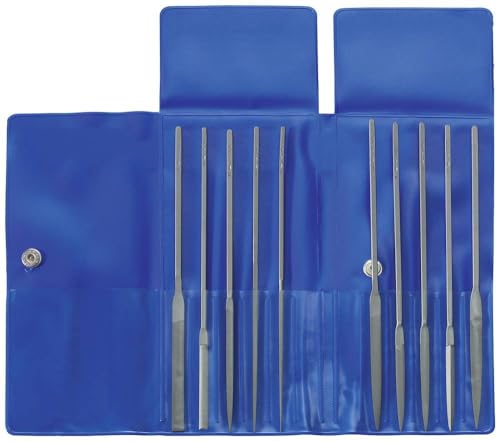 F.Dick 1024 0080 - Set Di Lime Per Cemento, 10 Pezzi (Tiro: 8; Lunghezza: 140 Mm; Senza Maniglia; In Sacchetto Di Plastica)