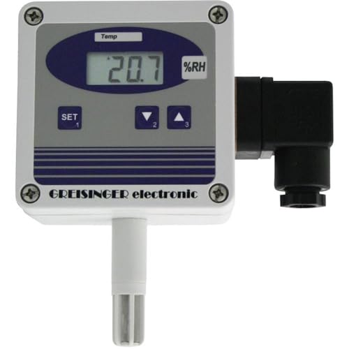 Greisinger Grhu-1R-Mp Convertitore Di Misure Per Umidità Dell'Aria Igrometro Modello A Parete Tubo Sensor