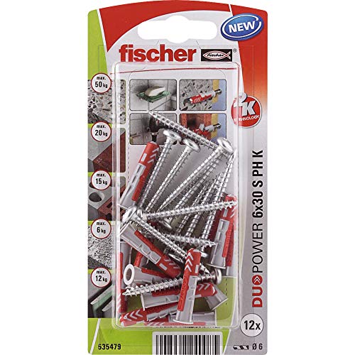 Fischer 535479 Blister Duopower, 6X30, Multicolore