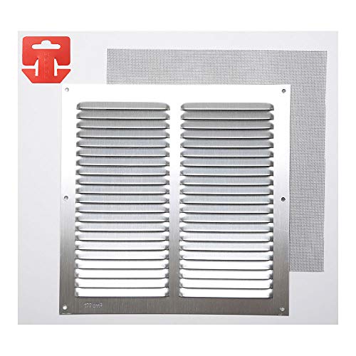 Fepre 87525 Rejilla C/Mosq Alum 0.6 Imit Haya 150X150Mm (G), Multicolore