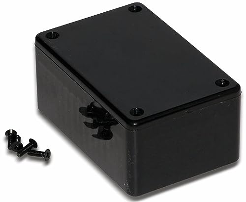 Scatola Euro Hammond Electronics 1591Lbk Abs Nera 85 X 56 X 39 1 Pezzo
