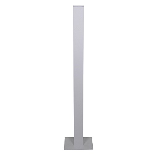 Burg Wächter 1 W Burg Waechter Staender Bk Est 1W-Supporto Per Cassetta Delle Lettere, In Alluminio, Colore: Bianco