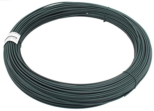 Alberts 530235 Fune Metallica | Zincata, Con Rivestimento In Plastica Verde | Filo Ø 3,8 Mm | Lunghezza 110 M