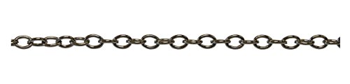 Corderie Italiane 006007081 Catena Forzatina, Nichelata, 1.1 X 5 X 3 Mm, 3 M