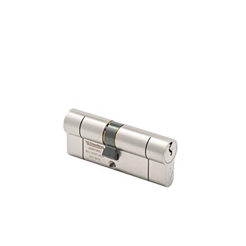 Sterling Ts007 Bs1 1 Star Police Approvato Secured By Design Euro Cilindro, Nichel Satinato, 45 Mm X 45 Mm (90 Mm Totale)