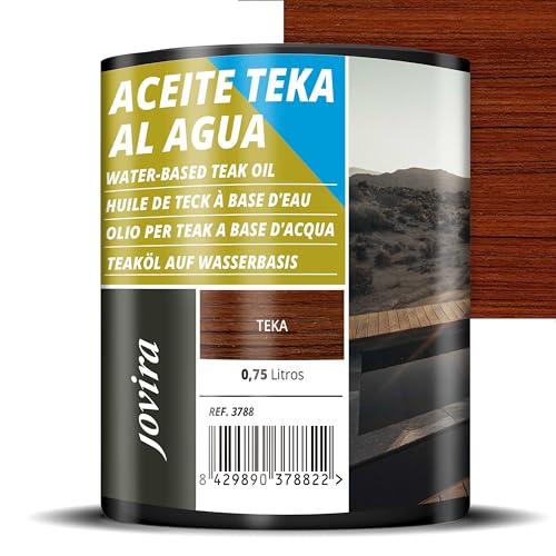 Olio Teka All'Acqua Protezione E Ripristino Del Legno Teak In Agenti Atmosferici. (750 Millilitri, Teka)