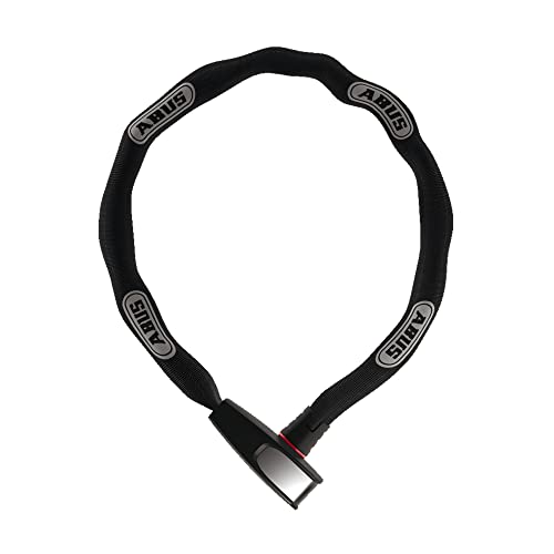 Abus, Catena Con Chiusura Abus Catena 6806K Qst, Antifurto Per Bici Con Supporto, Livello Di Sicurezza Abus 6, Spessore 6 Mm, Lunghezza 85 Cm, Nero