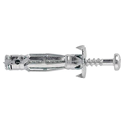 Molly M100816-Xj Multi Molly Caviglie Metallo Con Vite Truciolare, Diametro 4 X 37 Mm, Grigio, Set Di 16 Pezzi