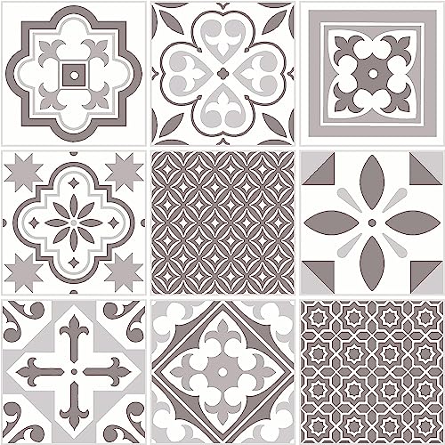 D-C-Fix 6 Piastrelle Adesive Stile Orientale - Per Cucina E Bagno - Impermeabile E Lavabile - Mattonelle Panelli Decorativi Per Pareti Muro Pvc Rivest